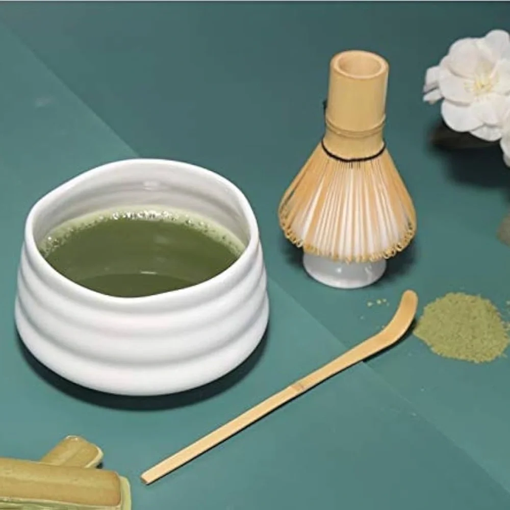 NWT, So-Real Creations Matcha Set - Mint Green Ceramic Bowl & Tools